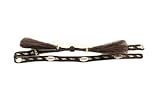 M&F Western 0203001 Adult's Three Strand Horsehair Conchos Hatband Black