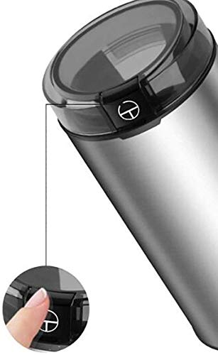 ZOUSHUAIDEDIAN Elektrische Kaffeemühle, Kaffeebohnenschleifmaschine mit Edelstahlklinge, geräuschloser Betrieb, for… – Bild 6