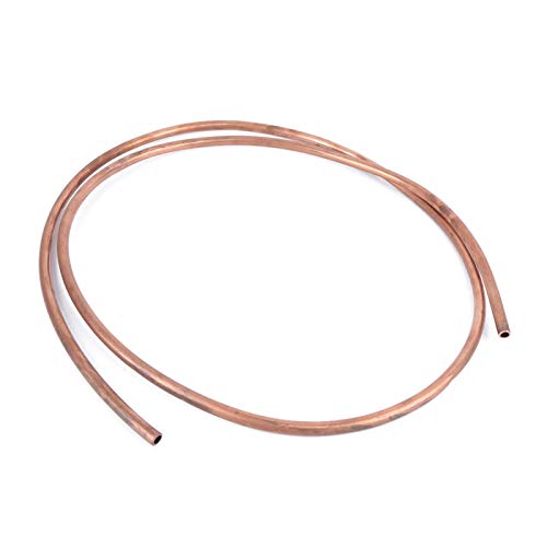 LANTRO JS - Tubo in rame morbido, Length 2m, Outer Diameter 10mm, Inner Diameter 8mm, Soft Coil Tubo In Rame Morbida Per Impianti Idraulici Di Refrigerazione