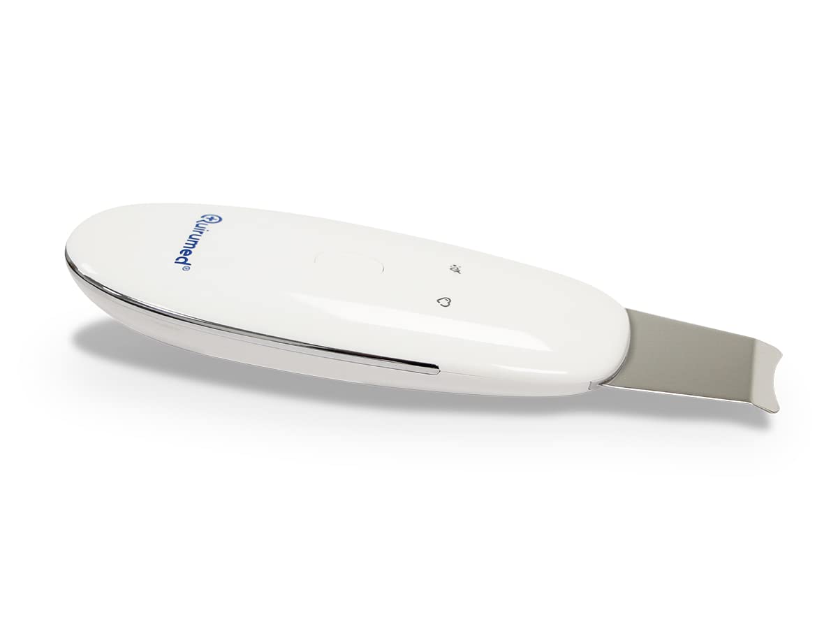 QUIRUMED Spatule faciale pour peeling et lifting, soins du visage, technologie ultrasonique, avec chargement USB