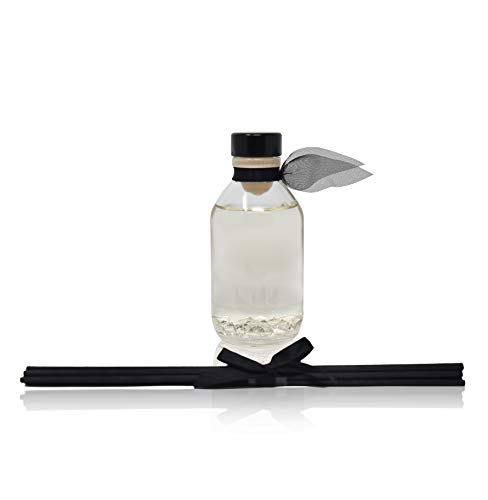 LOVSPA Luxe Linen Luxury Reed Diffuser Scented Sticks Gift Set - EUPHORIA - Warm Linen, Sweetened Herbal Tea & Creamy Sandalwood - Beautiful Home Decor Gift Idea for Mom, Wife, Aunt, Sister or Grandma