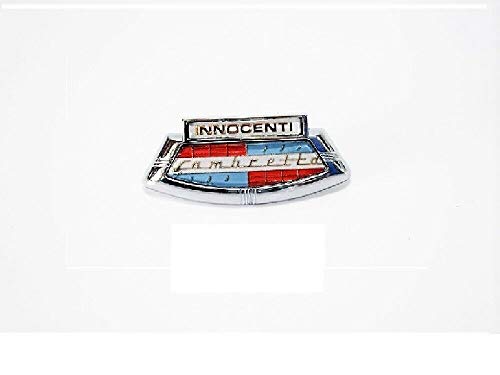  Innocenti STEMMA FRONTALE LAMBRETTA TV LI, Plastica, Emblema per Scooter Lambretta, Motocicletta, Cromo