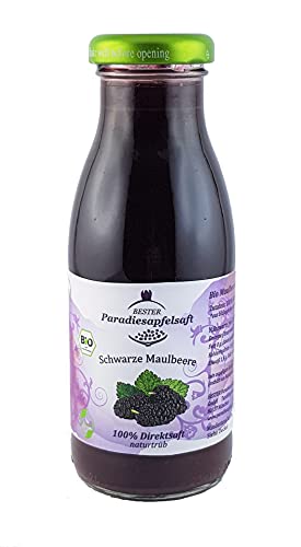 Schwarze Maulbeere - Bio Maulbeersaft - 100% naturtrüber Direktsaft 12 x 250 ml Cover