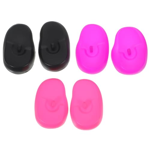 Healifty 3 Paar Ohrabdeckung Silikon wasserdichte Ohr Abdeckung Friseur Färbung Ohr Abdeckung Schild Schutz Colorations Zubehör für Salon SPA