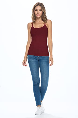 Image of Natural Uniforms Women's Camisole Tank Top-Breathable Cotton Stretch