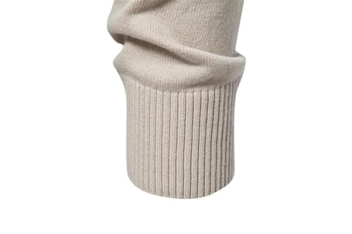 Men Knit Jumper Solid Casual Pullover Round Neck Long Sleeve Slim Fit Warm Autumn Winter Sweater4