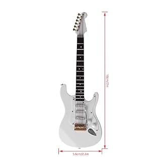 Ornements de décoration de modèle de guitare, Mini modèle de guitare Ornement de guitare miniature de fabrication… – Image 7