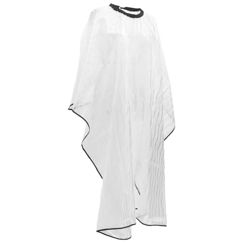 Abaodam capa impermeable de peluquería de plástico para tinte y tratamiento de aceite capilar, uso en salón
