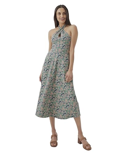 Pact Organic Cotton Women's Fit & Flare Halter Dress at Amazon Women's Clothing store Pact Organic Cotton Women's Fit & Flare Halter Dress at Amazon Women's Clothing store