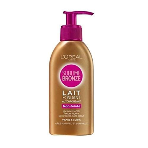 L'Oréal Paris Sublime Bronce - Leche de base autobronceadora (150 ml, lote de 2)