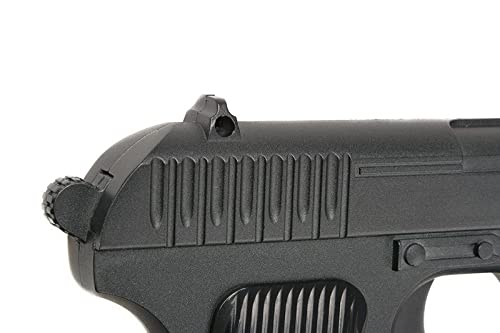 Pack Airsoft Galaxy G.2A – Pistolet à Ressort Métal 0.5 Joule + Silencieux + Lunettes + 600 Billes, Calibre 6mm