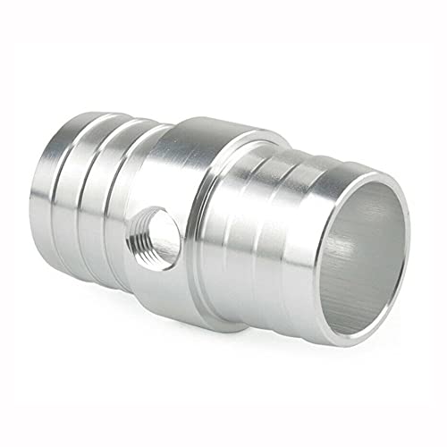 CNC Aluminum 1-1/4" Hose with1/8" NPT Steam Port Adapter for Top Radiator Hose Barb Coupler Fit for LS Swap Coolant by MACHSWON - Used condition - CA$9.56
