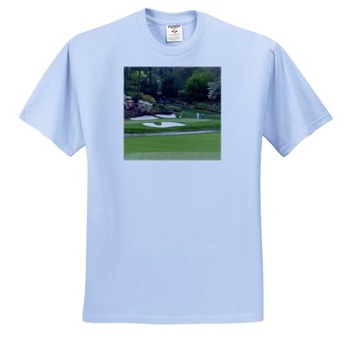 3dRose, Augustas Amen Corner Golf Course - Where Dreams are Made and Lost, T-Shirt