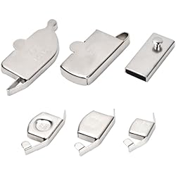 Costura Recta Wisebom 6 Pcs Guía de Costura Magnética, Magnético Universal para Coser, Costura Recta Guía de Costura de Metal, Accesorios de Máquina de Coser de Imanes de Guía, Universal y Duradero