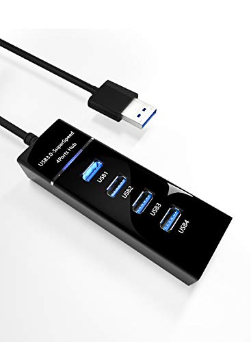 PS4 / PS4 Slim / PS4 Pro Hub, adattatore per cavo USB ad alta velocità Likorlove 4 porte USB 3.0 per PS4 / PS4 Slim / PS4 Pro // XBOXONE / XBOX360 / Computer portatile