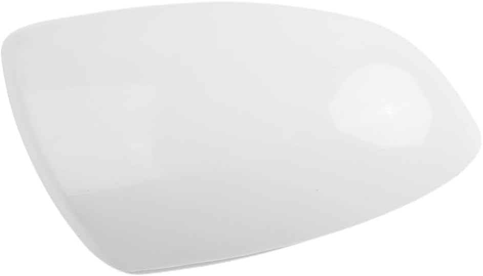 Right Side Mirror Cap for 3 BL 2008-2013, White ABS Replacement Mirror Lid, Passenger Side Mirror Casing Housing Shell Cover No
