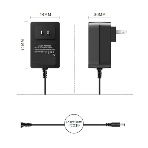 Adaptador de corriente de 24 V 1 A con clavija conmutable de 5,5 mm para evitar cortes 4