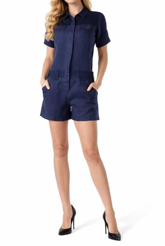 Diesel J-Sade Tuta Jeans pour Femmes Combinaison Globale (Bleu Foncé, M)