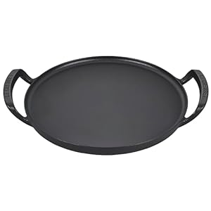 Le Creuset Alpine Outdoor Collection Enameled Cast Iron Pizza Pan, 15″