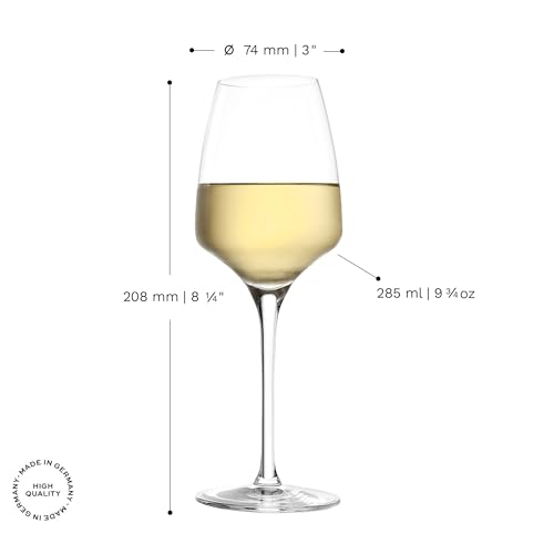 Foto von Stölzle Lausitz Weißweingläser Experience 6er-Set 285 ml – Hochwertige Weingläser ideal für Weißwein & Aperitif – Eleganter Weißweinkelch aus Kristallglas – spülmaschinenfest & Made in Germany