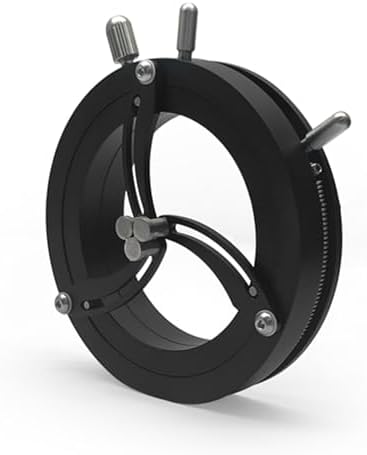 Universal Self-Centering Optical Lens Holder - Adjustable 3-J Round Lens Mount for Coaxial Alignment, Optical Experiments, and Precision Testing (80mm)