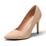 DREAM PAIRS Women's Closed Toe High Heels Dress Pointed Toe Wedding Pump Shoes