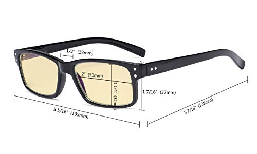 Image of Eyekepper 5-pack Blue Light Blocking Glasses Yellow Tinted
