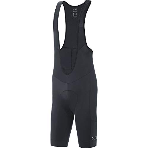 GORE WEAR C5 Ladies Liner Bib Shorts with Seat Insert, L, Black