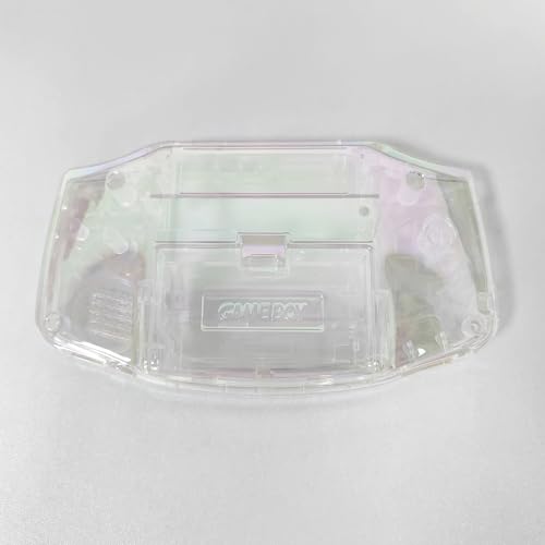 Image of Hzxkqmil Full Housing Shell Kit for Nintendo Gameboy Advance GBA Console | Custom Shell Replacement Transparent Housing Case Repair Parts with Buttons Screws + Tools Kit for GBA Console,Clear Illusion