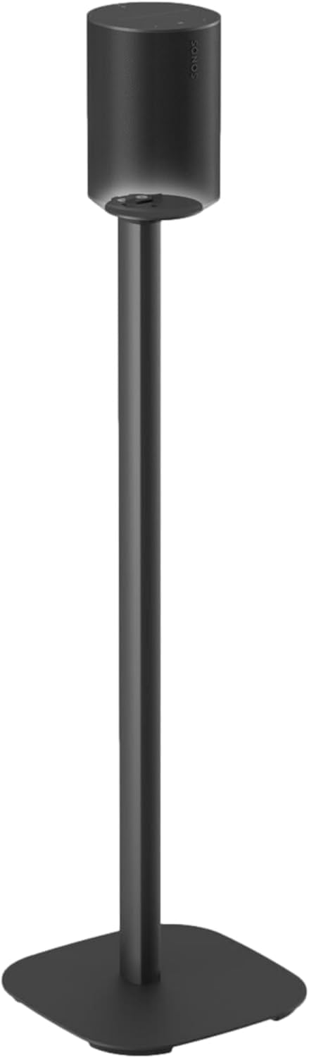 SFS 4113 Ständer | Exclusiv für Sonos ERA 100 Lautsprecher | Hochwertig und durchdacht | Kabelverdeckungssystem | Sicher Dank TÜV-geprüfter Stabilität | Höhe: 82 cm | Schwarz (1 Standfuß)