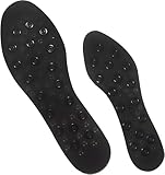 Work Shoe Inserts Men for Nikken Kenko mSteps 20214, Sole Inserts for Nikken Magnetic Insoles with Foot Massage Nodes, Massaging Shoe Insoles for Men, Shock Absorbing Foot Support (Large, 7-12)