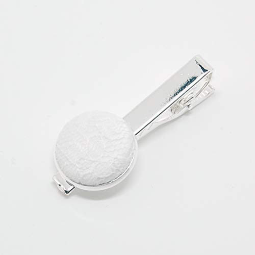 Lace Tie Bar, 13th Anniversary Gift Ideas for Husband, Novelty Tie Clip