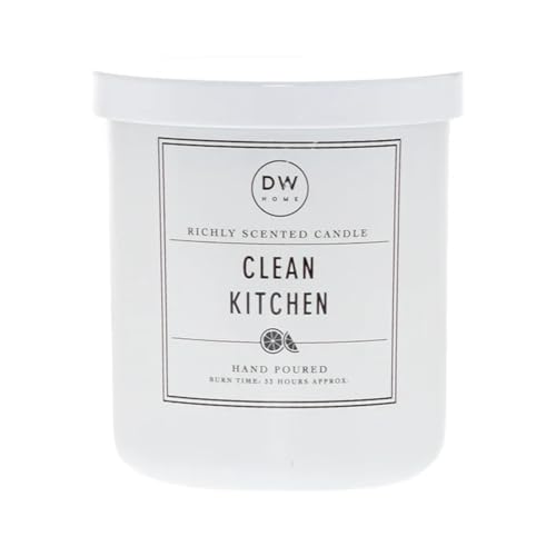DW Home Clean Kitchen Scented Candle for Home 9 oz 8.8 oz Candle Jar Up to 33H Burn Time Luxury Scented Candle for Relaxation Gifting Home Dcor