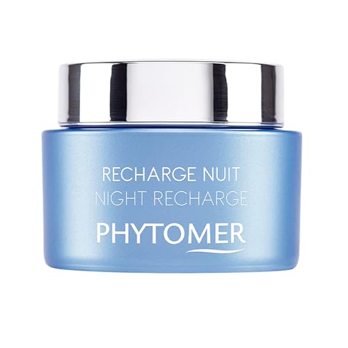 PHYTOMER Night Recharge Hydrating Face Cream | Skin Soothing Protective Overnight Moisturizer | Help Reduce Wrinkles and Fine Lines on Aging Skin (50 ml)