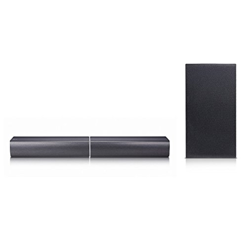 LG Electronics SJ7 Sound Bar Flex - Dual Speaker System with Wireless Subwoofer (2017 Model)