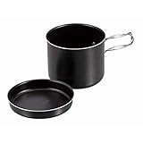 キャプテンスタッグ(CAPTAIN STAG) クッカー 鍋 アルミ製 カートリッジクッカー 満水容量850ml 収納バッグ付き 日本製 燕三条製 ブラック UH-4110