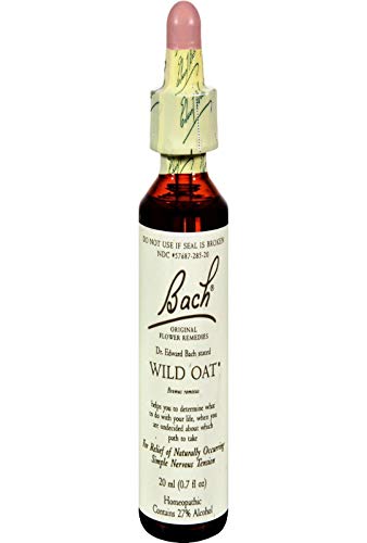 Bach Original Flower Remedies, Wild Oat - Decide Your Path - Natural Homeopathic Flower Essence for Emotional Balance - Vegan, Gluten Free, Sugar Free - 20mL Dropper