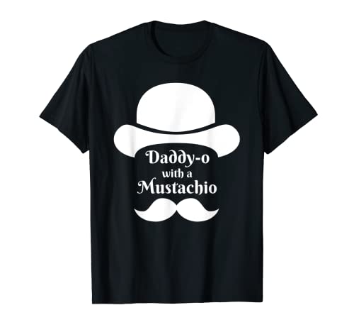 Divertido regalo de bigote hipster con bigote para papá Camiseta