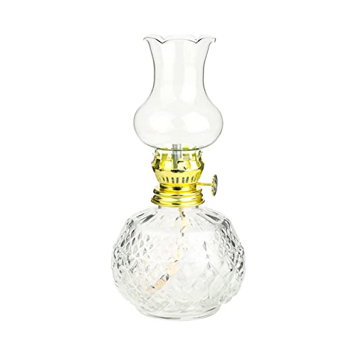 Lampe à huile Amanigo Lanterne de kérosène de kérosène-Lampes de ouragan classiques pour une utilisation intérieure (7 po) Cover