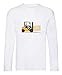 Camiseta de manga larga – Carretilla elevadora Palette Lagerist Stapler – Camiseta de manga larga unisex para niños y niñas Blanco 140