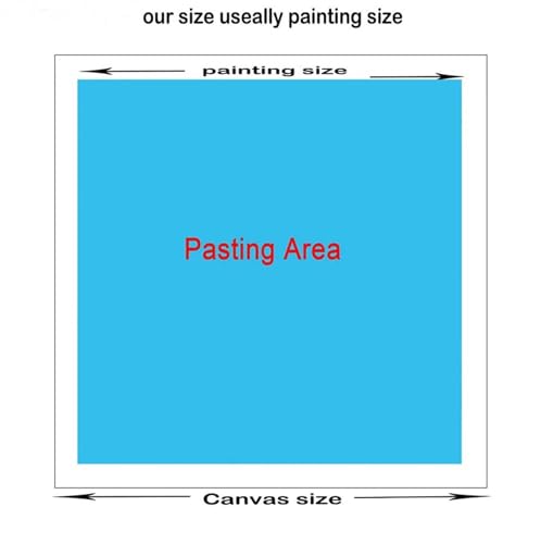 Diamond Painting Plage Adulte contre le stress | Grand Format 90x180cm Point de Croix Strass