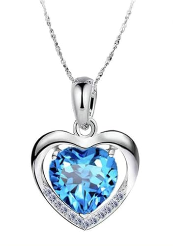 Collier en coeur argent sterling 925 pour femmes cadeau unique