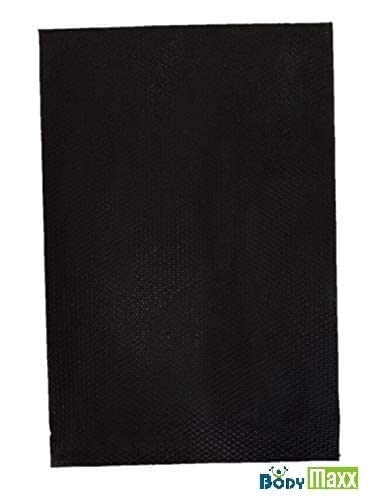 Image of Body Maxx Heavy Duty 10mm (Size of 4x3 feet) Thick Rubber Exercise Gym Floor & Equipment Mats (Pack of 2).