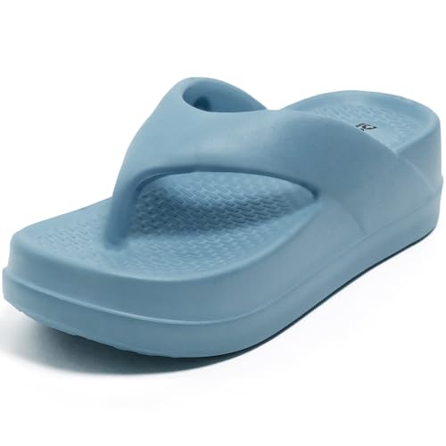 Image of DOCTOR HEALTH SUPER SOFT Women's Thick Sole EVA Flip Flops | Soft Cushioned Cloud Comfort Slippers | Lightweight Anti-Slip Open Toe Casual Sandals for Indoor Outdoor Everyday Wear