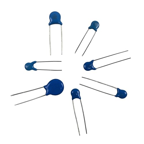 Panmiled 10PF~100NF 35 Values 600 Pieces High Voltage Ceramic Disc Capacitor Assortment Kit thumb #3