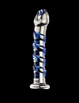 Pipedream Icicles® No. 5, Clear & Blue, 17,8 cm