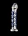 Pipedream Icicles® No. 5, Clear & Blue, 17,8 cm