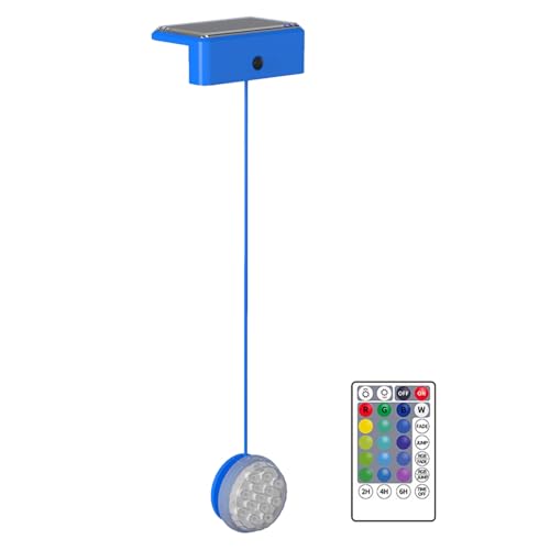 Lumière solaire de bord de piscine magnétique et submersible