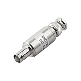 BNC-Stecker auf Buchse, RF fester Dämpfungsglied, 2 W, 3 dB, 50 Ω, Edelstahl, Koaxial-Signalreduzierer mit DC-3 GHz, breiter Frequenzbereich und hoher Genauigkeit ± 0,5 dB für