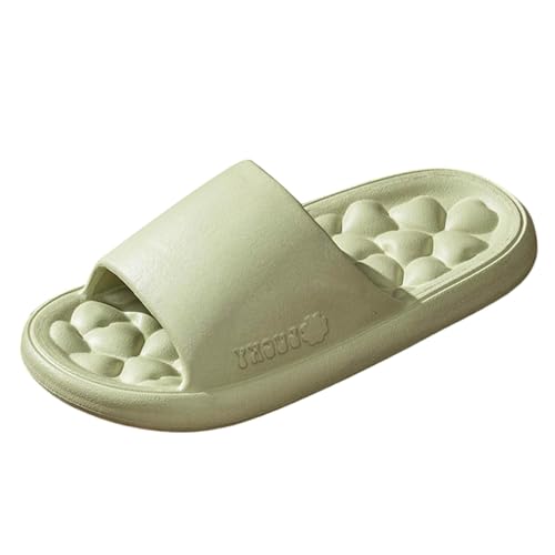 Chaussons de bain pour homme et femme avec semelle à picots de massage, respirants, ultra doux, ergonomiques, à séchage rapide, antidérapants, en mousse à mémoire de forme, pantoufles nuages